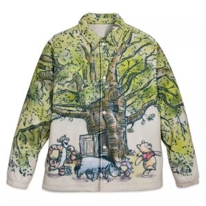 Disney Store Classic Winnie the Pooh and Pals Fleece Jacket for Adults